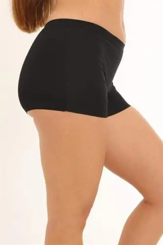 Базовые лазерные бесшовные женские трусы-боксеры, 3 шт., черные - 8