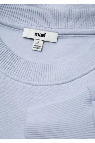 Базовый укороченный свитер 1611147-85385 - 6