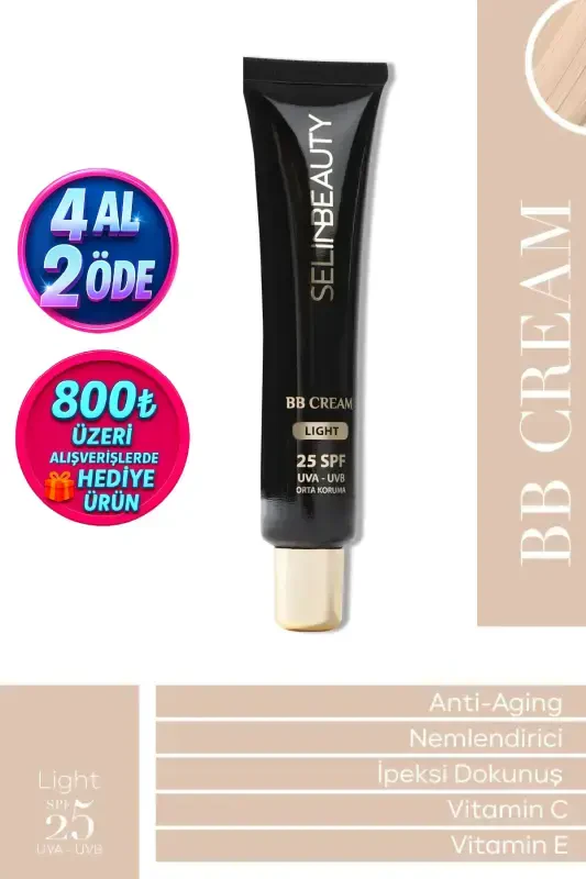Bb Cream Light Spf25 40 ml-Light - Modazone