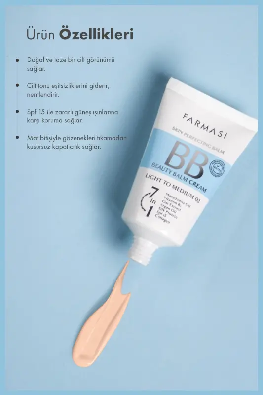 Bb Krem Lıght To Medıum 02 50ml-gri - FARMASI