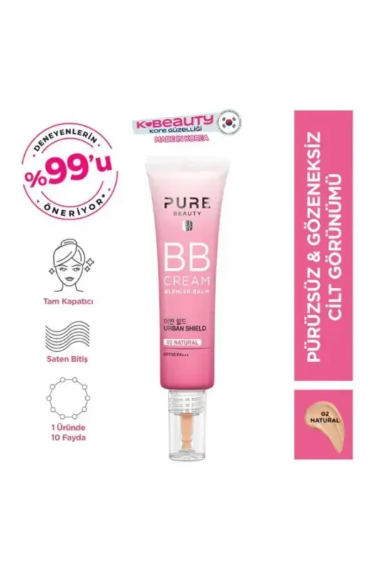 BB krem SPF50 PA+++ Natural 30 ml - 4894532999798 - PURE BEAUTY