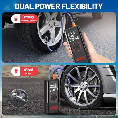 BDO 2025 Tire Inflator Portable Air Compressor (Style 1) - 3