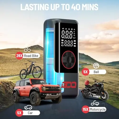 BDO 2025 Shina Inflator Portativ Havo Kompressori (1-uslub) - 2