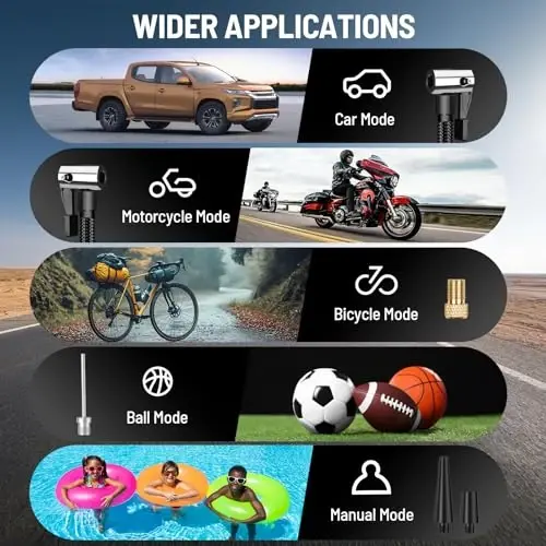 BDO 2025 Tire Inflator Portable Air Compressor (Style 1) - 4