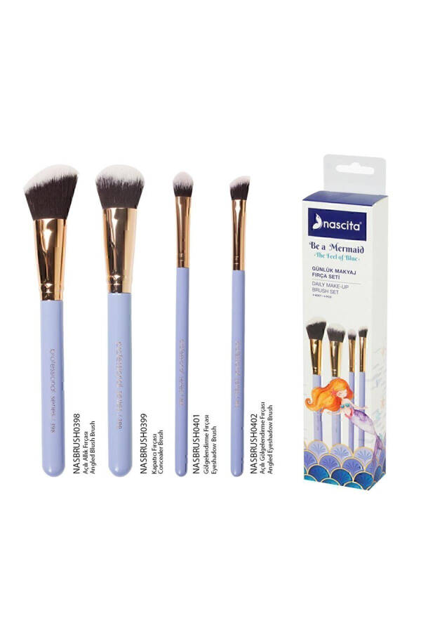 Be A Mermaid Mermaid Series Daily Makeup Brush Set - 88 - 7