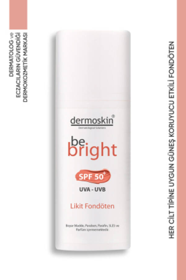 Be Bright Spf50+ Liquid Foundation 33ml - Light - 3