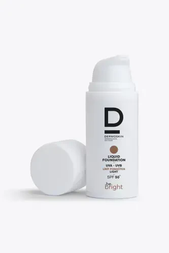 Be Bright Likit Fondöten Light SPF50+ | UVA&UVB Güneş Koruyucu | Yüksek Kapatıcı Fondöten | 33 ml-no color - 2