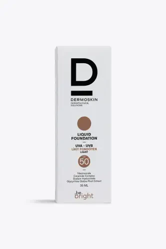 Be Bright Likit Fondöten Light SPF50+ | UVA&UVB Güneş Koruyucu | Yüksek Kapatıcı Fondöten | 33 ml-no color - 4