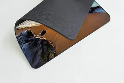 Beach Sunset Mouse pad Customized Mousepad Non-Slip Rubber Base Mouse Pads for Computers Laptop Office Desk Accessories Mouse pad - 3
