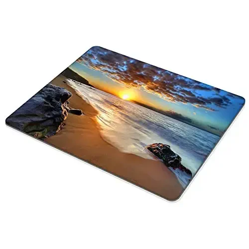 Beach Sunset Mouse pad Customized Mousepad Non-Slip Rubber Base Mouse Pads for Computers Laptop Office Desk Accessories Mouse pad - 4