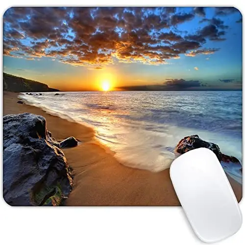 Beach Sunset Mouse pad Customized Mousepad Non-Slip Rubber Base Mouse Pads for Computers Laptop Office Desk Accessories Mouse pad 