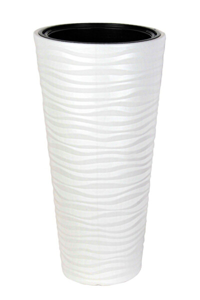 Beach Vase Decorative Pot Broken White 5.5 Lt - 11