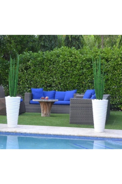 Beach Vase Decorative Pot Broken White 5.5 Lt - 5