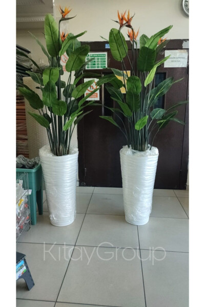 Beach Vase Decorative Pot Broken White 5.5 Lt - 6