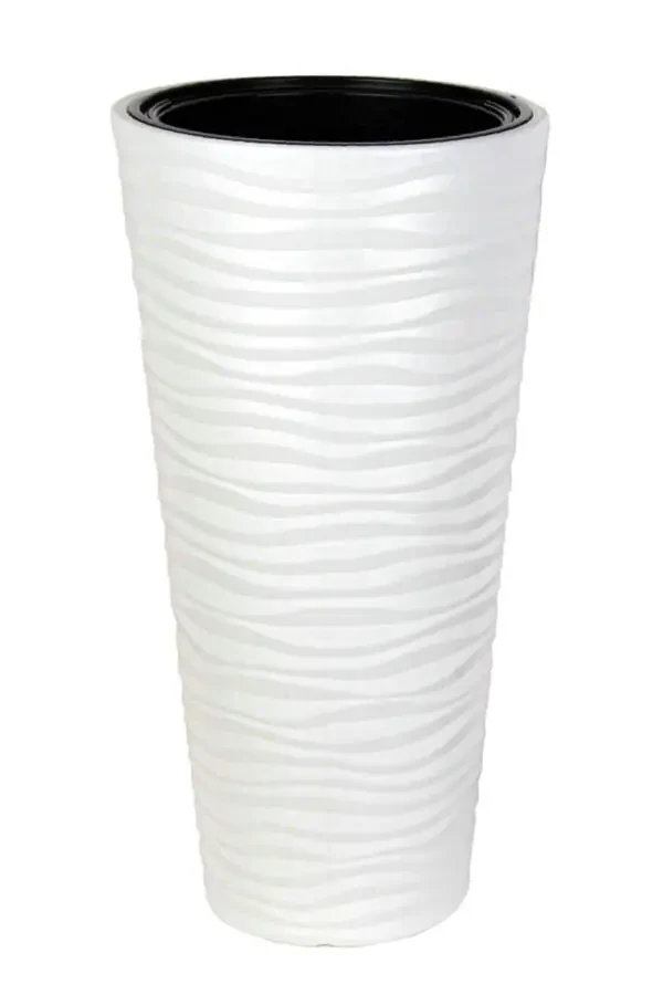 Beach Vase Decorative Pot Broken White 5.5 Lt - 2