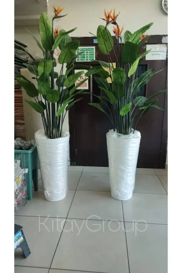 Beach Vase Decorative Pot Broken White 5.5 Lt - 6