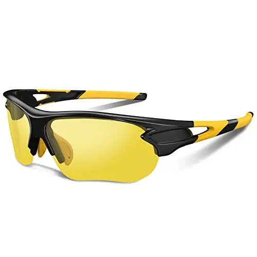 BEACOOL erkaklar, ayollar, yoshlar uchun polarizatsiyalangan sport quyoshdan saqlaydigan ko'zoynaklar Beysbol, baliq ovlash, velosipedda yurish, yugurish, golf, mototsikl Tac ko'zoynaklari UV400 - BEACOOL