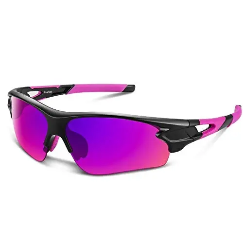 BEACOOL Polarized Sports Sunglasses for Men Women Youth Baseball Fishing Cycling Running Golf Motorcycle Tac Glasses UV400 