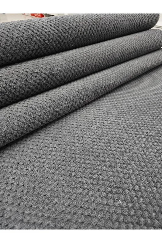 Bead Non-Slip Base Room Living Room Hallway Kitchen Carpet Runner Anthracite-ANTHRACITE - MELIAN