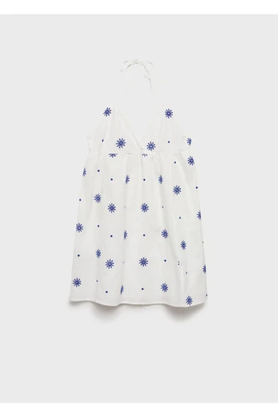 Beaded Embroidered Dress - 5