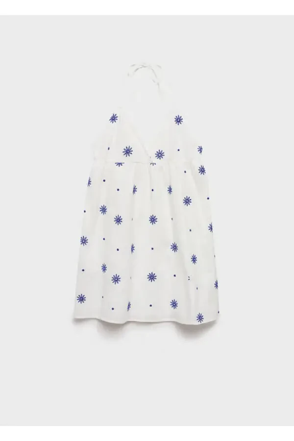 Beaded Embroidered Dress - 5