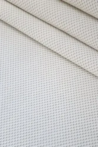 Beaded Ivory Non-Slip Embossed Washable Room Living Room Hallway Kitchen Carpet Runner - ivory - 1