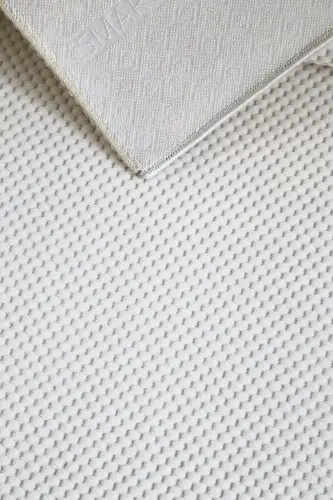 Beaded Ivory Non-Slip Embossed Washable Room Living Room Hallway Kitchen Carpet Runner - ivory - 3