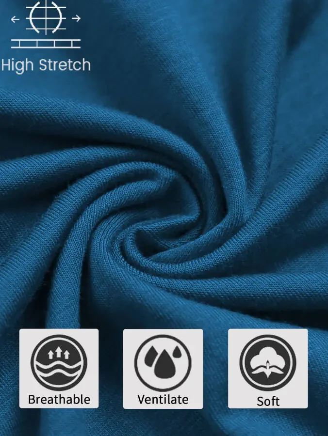 Beaisland Ayollar uchun homiladorlik ko'ylagi Kalta yengli burmali oqadigan homiladorlik plyaj ko'ylaklari - 3