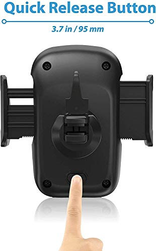 Beam Electronics Car Phone Holder Mount, Phone Car Air Vent Mount Holder Cradle Compatible for iPhone 12 11 Pro Max XS XS XR X 8+ 7+ SE 6s 6+ 5s 4 Samsung Galaxy S4-S10 LG Nexus Nokia - 4