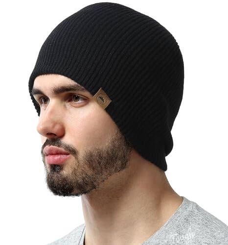 Beanie for Women - Warm Winter Hats for Men, Knit Hat for Cold Weather, Soft Ribbed Beanie Cap & Lightweight Toboggan Hats - 1