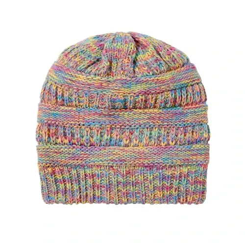 Beanies Ayollar Satin Astarli Beanie Ayollar uchun Qishki Shlyapalar ipak Astarli Slouchy Beanie Qish uchun Issiq Trikotaj Manjetli Beanie Shlyapa - 2