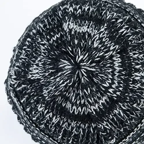 Beanies Ayollar Satin Astarli Beanie Ayollar uchun Qishki Shlyapalar ipak Astarli Slouchy Beanie Qish uchun Issiq Trikotaj Mansjetli Beanie Shlyapa - 6