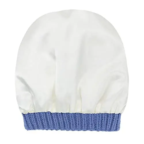 Beanies Ayollar Satin Astarli Beanie Ayollar uchun Qishki Shlyapalar Ipak Astarli Slouchy Beanie Qish uchun Issiq Trikotaj Qirrali Beanie Shlyapa - 6