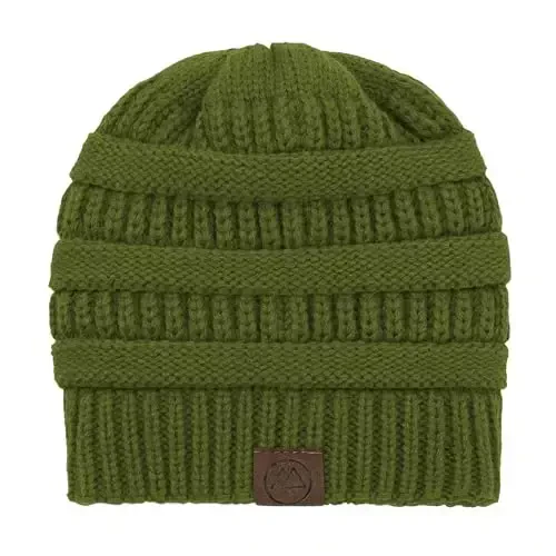 Beanies Ayollar Satin Astarli Beanie Ayollar uchun Qishki Shlyapalar Ipak Astarli Slouchy Beanie Qish uchun Issiq Trikotaj Qirrali Beanie Shlyapa - 2