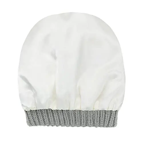 Beanies Ayollar Satin Qoplamali Beanie Qishki Shapka Ayollar uchun ipak Qoplamali Slouchy Beanie Qish uchun Issiq Trikotaj Manjetli Beanie Shapka - 6