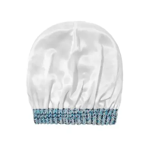 Beanies Ayollar Satin Qoplamali Beanie Qishki Shlyapalar Ayollar uchun Ipak Qoplamali Slouchy Beanie Qish uchun Issiq Trikotaj Manjetli Beanie Shlyapa - 3