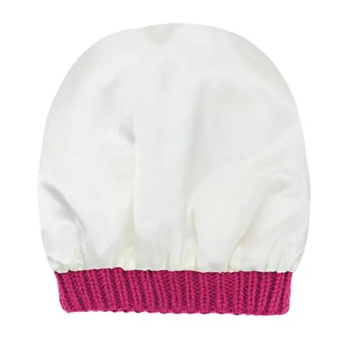 Beanies Women Satin Lined Beanie Winter Hats for Women Silk Lined Slouchy Beanie for Winter Warm Knit Cuffed Beanie Hat - 6