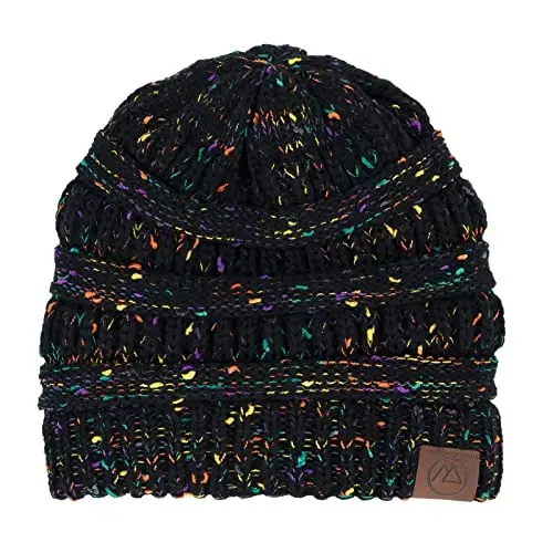 Beanies Women Satin Lined Beanie Winter Hats for Women Silk Lined Slouchy Beanie for Winter Warm Knit Cuffed Beanie Hat - 4