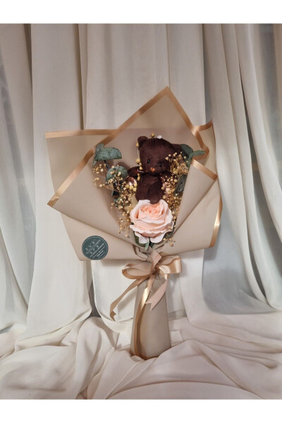 Bear Bouquet Chocolate Gift for Lover / Friend Gift / Birthday Gift - DESTINA TASARIM