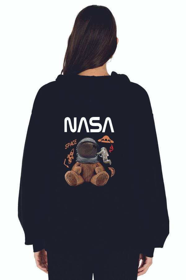 BEAR NASA kapüşonlu sweatshirt - 2