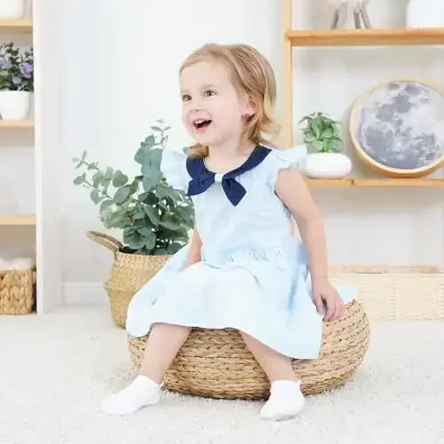 Bearbay Baby Non Slip To'piqli Paypoqlar, 0 Oy - 7 Yoshgacha Bo'lgan Yurish Paypoqlari uchun Gripperlar bilan - 2