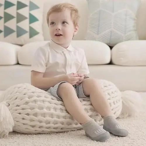 Bearbay Baby Paypoq Oyoq Kiyimlar Kichkintoy Yurish Oyoq Kiyimlari Chaqaloq Sirpanmaydigan Nafas Oluvchi Yumshoq Rezina Taglikli Poyafzallar O'g'il Bolalar Qizlar Krossovkalari - 5