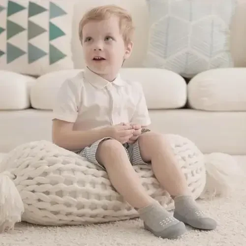 Bearbay Baby Sock Shoes Baby Walking Shoes Infant Non-Slip Breathable Slippers with Soft Rubber Sole Baby Boys Girls Sneakers - 4