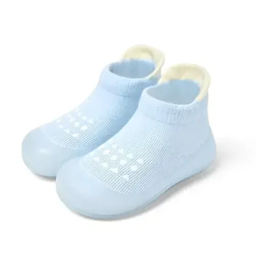 Bearbay Baby Sock Shoes Baby Walking Shoes Infant Non-Slip Breathable Slippers with Soft Rubber Sole Baby Boys Girls Sneakers - BEARBAY