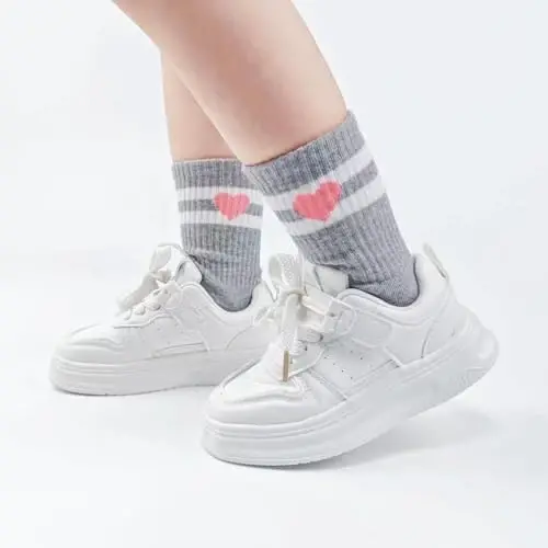 Bearbay Baby Toddler Essentials Non-Slip Crew Socks for Unisex Boys Girls | Full-Sole Silicone Grips,Combed Cotton,9 Pairs Neutral Colors,Reinforced Heel & Toe,Elastic Cuff,Machine Washable - 2