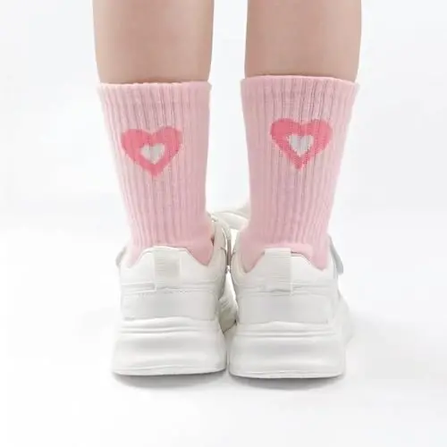 Bearbay Baby Toddler Essentials Non-Slip Crew Socks for Unisex Boys Girls | Full-Sole Silicone Grips,Combed Cotton,9 Pairs Neutral Colors,Reinforced Heel & Toe,Elastic Cuff,Machine Washable - 5
