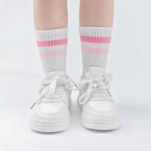 Bearbay Baby Toddler Essentials Non-Slip Crew Socks for Unisex Boys Girls | Full-Sole Silicone Grips,Combed Cotton,9 Pairs Neutral Colors,Reinforced Heel & Toe,Elastic Cuff,Machine Washable - 6