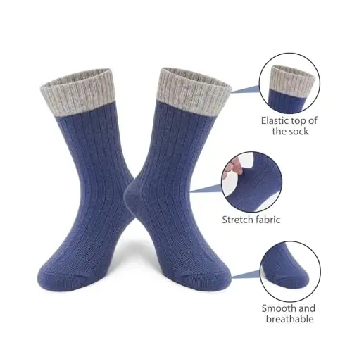 Bearbay Baby Toddler Essentials Non-Slip Crew Socks for Unisex Boys Girls | Full-Sole Silicone Grips,Combed Cotton,9 Pairs Neutral Colors,Reinforced Heel & Toe,Elastic Cuff,Machine Washable - 4
