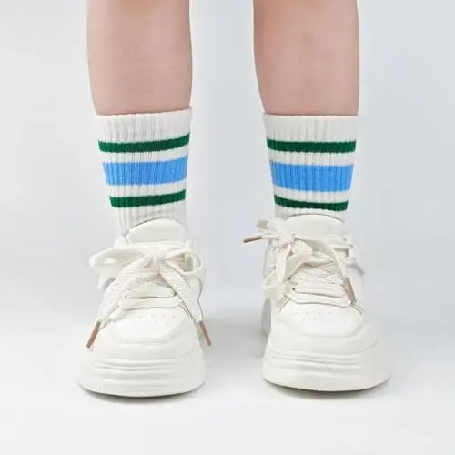 Bearbay Baby Toddler Essentials Non-Slip Crew Socks for Unisex Boys Girls | Full-Sole Silicone Grips,Combed Cotton,9 Pairs Neutral Colors,Reinforced Heel & Toe,Elastic Cuff,Machine Washable - 5