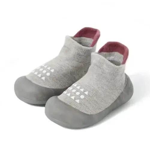 Bearbay Baby Sock Shoes Baby Walking Shoes Infant Non-Slip Breathable Slippers with Soft Rubber Sole Baby Boys Girls Sneakers - Bearbay